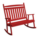 A&L Furniture Co. Amish-Made Pine Double Classic Porch Rocker AL681