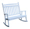 A&L Furniture Co. Amish-Made Pine Double Classic Porch Rocker AL681