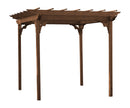 A&L Furniture Co. Amish-Made Cedar Pergola with Swing Hangers AL700C