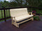 A&L Furniture Co. Amish-Made Pressure-Treated Pine Highback Glider Benches AL772PT