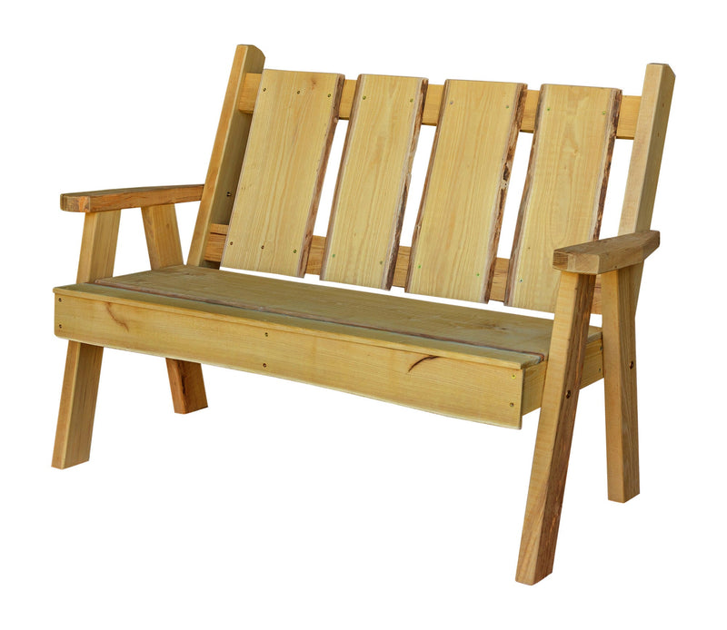 A&L Furniture Co. Blue Mountain Collection Timberland Garden Benches AL8124L