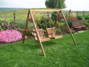 A&L Furniture Co. Amish-Made Cedar A-Frame Chair Swing Stand, Hangers Included AL815C