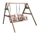 A&L Furniture Co. Amish-Made Cedar A-Frame Chair Swing Stand, Hangers Included AL815C