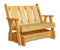 A&L Furniture Co. Blue Mountain Collection Timberland Glider Benches AL8164L