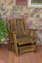 A&L Furniture Co. Blue Mountain Collection Timberland Glider Chair AL8185L