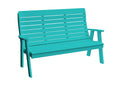 A&L Furniture Co. Amish-Made Poly Winston Garden Benches AL852