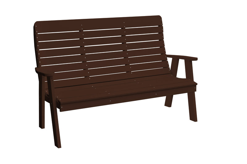 A&L Furniture Co. Amish-Made Poly Winston Garden Benches AL852