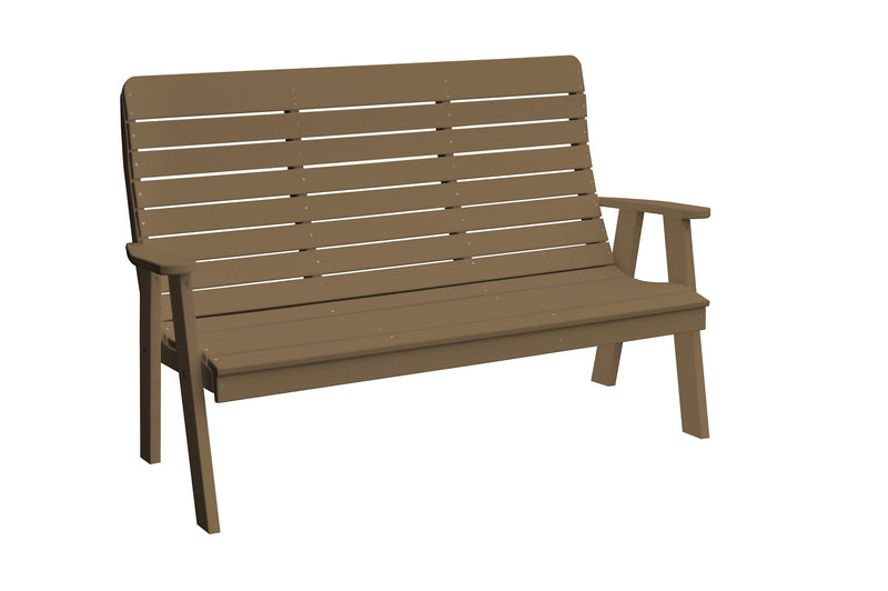 A&L Furniture Co. Amish-Made Poly Winston Garden Benches AL852