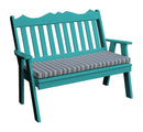 A&L Furniture Co. Amish-Made Poly Royal English Garden Benches AL855