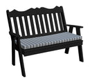 A&L Furniture Co. Amish-Made Poly Royal English Garden Benches AL855