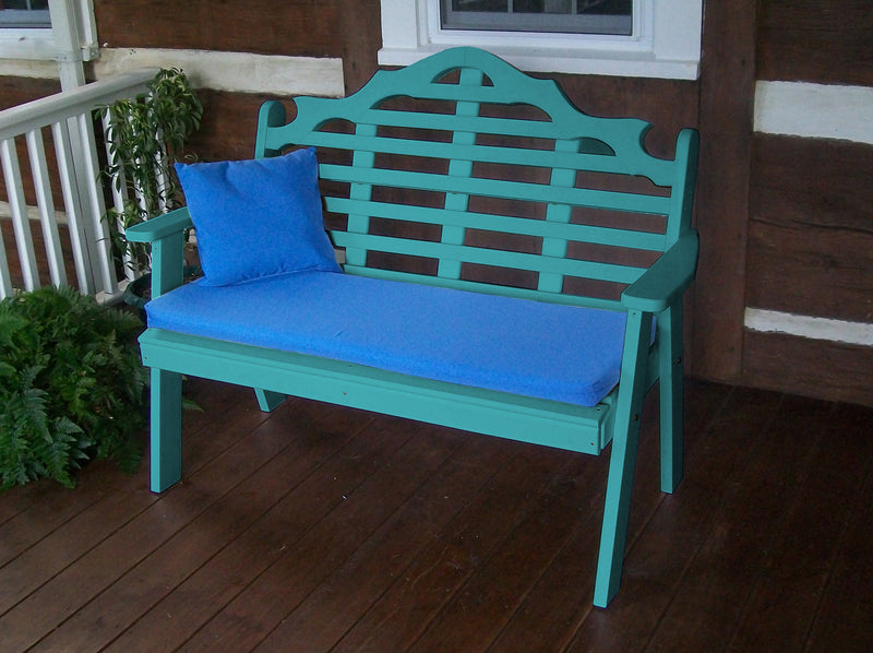 A&L Furniture Co. Amish-Made Poly Marlboro Garden Benches AL857