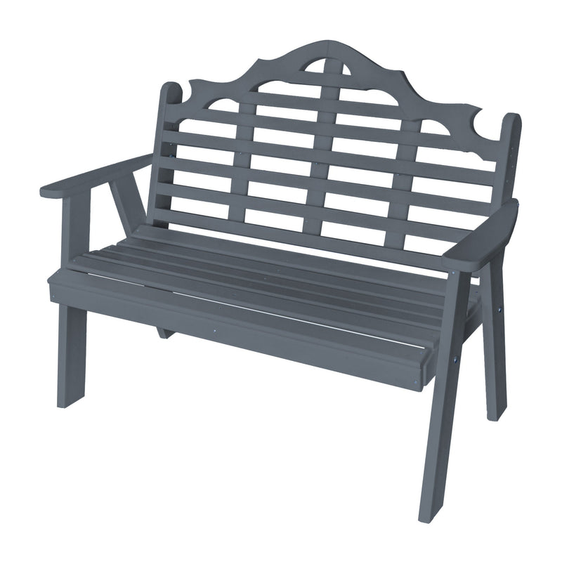 A&L Furniture Co. Amish-Made Poly Marlboro Garden Benches AL857