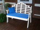 A&L Furniture Co. Amish-Made Poly Marlboro Garden Benches AL857