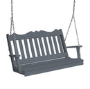 A&L Furniture Co. Amish-Made Poly Royal English Porch Swings AL865