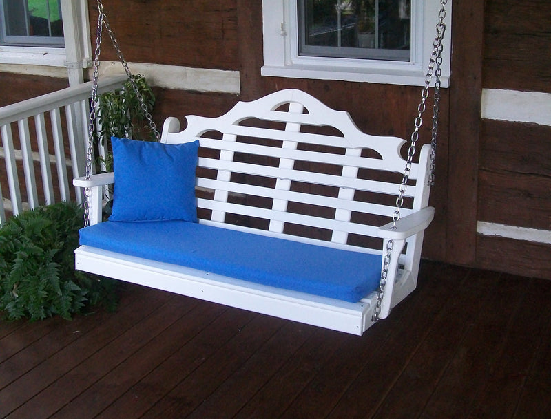 A&L Furniture Co. Amish-Made Poly Marlboro Porch Swings AL867