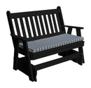 A&L Furniture Co. Amish-Made Poly Traditional English Glider Benches AL870