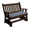 A&L Furniture Co. Amish-Made Poly Traditional English Glider Benches AL870