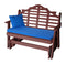 A&L Furniture Co. Amish-Made Poly Marlboro Glider Benches AL877