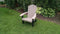 A&L Furniture Co. Amish-Made Two-Tone Poly Adirondack Chairs with Black Frame AL880B