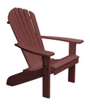 A&L Furniture Co. Amish-Made Poly Fanback Adirondack Chairs AL880