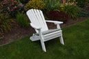 A&L Furniture Co. Amish-Made Folding/Reclining Poly Adirondack Chairs AL881