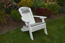 A&L Furniture Co. Amish-Made Folding/Reclining Poly Adirondack Chairs AL881