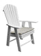 A&L Furniture Co. Amish-Made Poly Upright Adirondack Chairs AL882