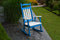 A&L Furniture Co. Amish-Made Poly Porch Rockers with White Accents AL890W