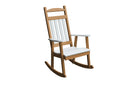 A&L Furniture Co. Amish-Made Poly Porch Rockers with White Accents AL890W