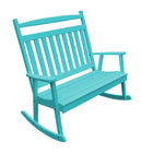 A&L Furniture Co. Amish-Made Poly Double Classic Porch Rocker AL891