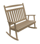 A&L Furniture Co. Amish-Made Poly Double Classic Porch Rocker AL891