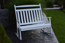 A&L Furniture Co. Amish-Made Poly Double Classic Porch Rocker AL891