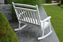 A&L Furniture Co. Amish-Made Poly Double Classic Porch Rocker AL891