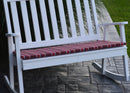 A&L Furniture Co. Weather-Resistant Acrylic Cushions for Double Porch Rockers AL1013DR