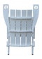 A&L Furniture Co. Amish-Made Folding Poly Hampton Adirondack Chairs with Integrated Cupholders AL904