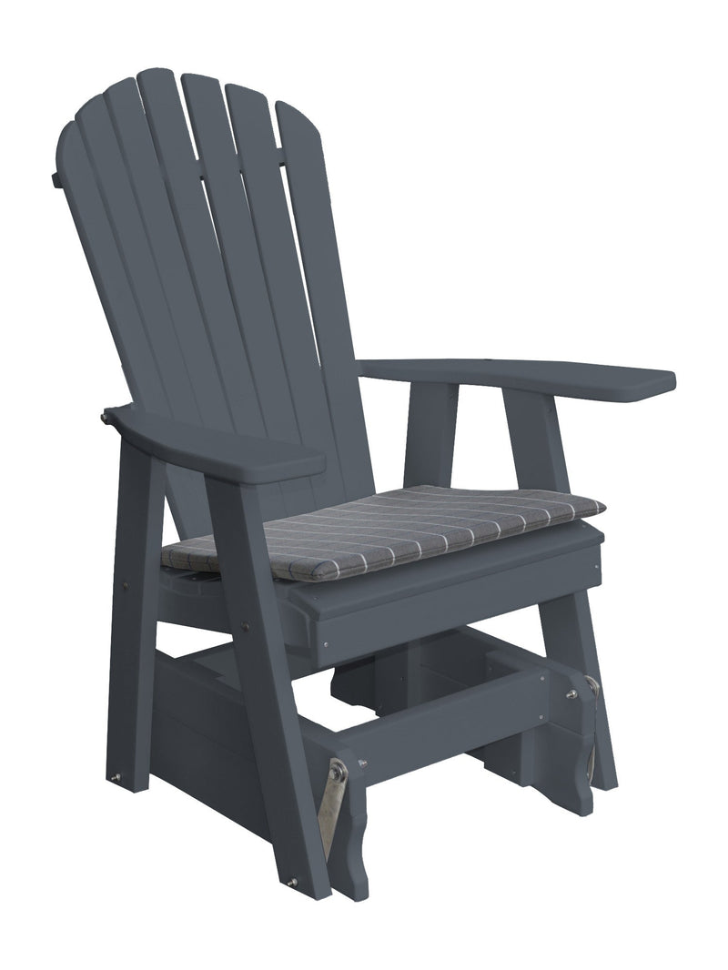 A&L Furniture Co. Amish-Made Poly Adirondack Glider Chair AL923