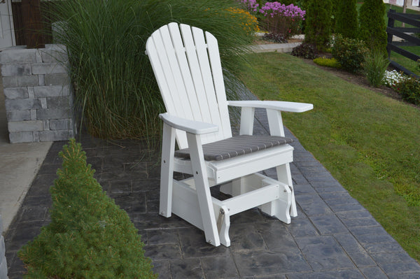 A&L Furniture Co. Amish-Made Poly Adirondack Glider Chair AL923