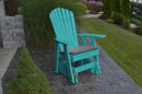 A&L Furniture Co. Amish-Made Poly Adirondack Glider Chair AL923