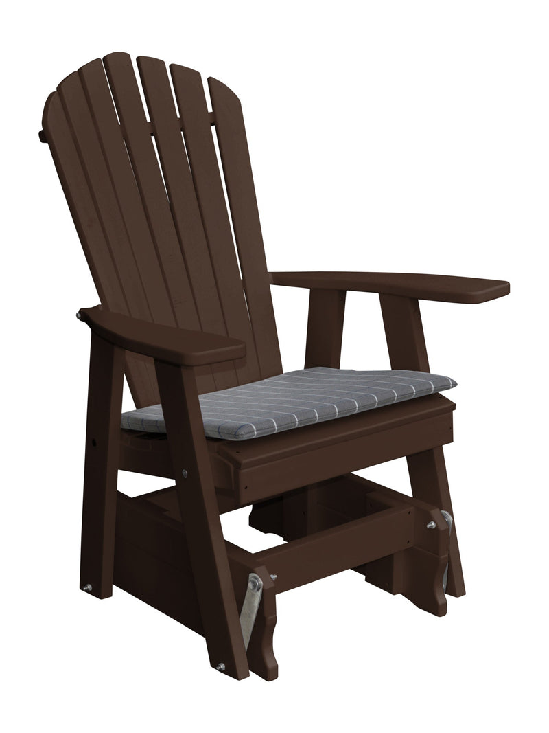 A&L Furniture Co. Amish-Made Poly Adirondack Glider Chair AL923