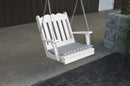 A&L Furniture Co. Amish-Made Poly Royal English Chair Swing AL932