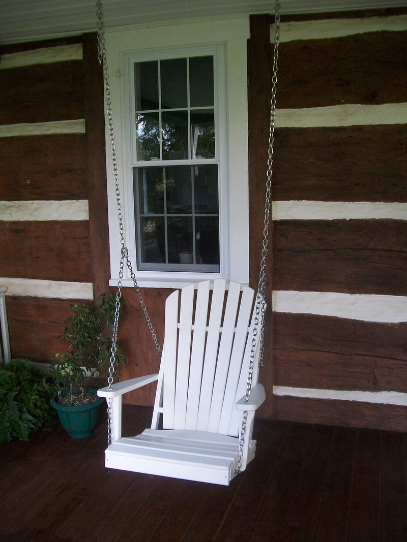 A&L Furniture Co. Amish-Made Poly Adirondack Chair Swing AL933