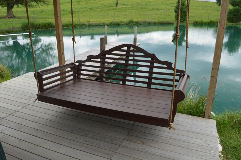 A&L Furniture Co. Amish-Made Poly Marlboro Swing Beds AL950