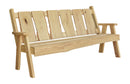 A&L Furniture Co. Blue Mountain Collection Timberland Garden Benches AL8124L