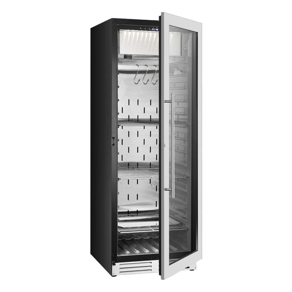 KingsBottle Glass Door Home and Commercial Upright Steak Ager Refrigerator KBU180SA-SS RHH