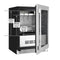 KingsBottle 24 Inch Glass Door Under Counter Steak Ager Fridge KBU50SA-SS RHH