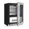 KingsBottle 24 Inch Glass Door Under Counter Steak Ager Fridge KBU50SA-SS RHH