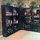 KingsBottle 7 Bottle Display Wine Cube WCD07N15T