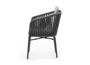 Whiteline Modern Living Lynn Outdoor Dining Armchair DAC1837