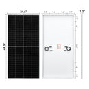 Rich Solar MEGA 335 | 335 Watt Solar Panel | Premium Grid-tie or Off-grid Solar Panel for Residential, Commercial, Agriculture | 25-Year Output Warranty | UL Certified