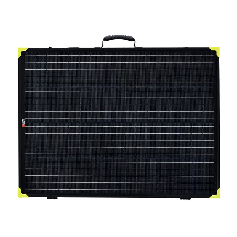 Rich Solar MEGA 200 Portable Briefcase Solar Panel | 200 Watt Portable Solar Panel | Powerful 12V Portable Solar Panel for Generators, Power Stations, Campers | High Efficiency